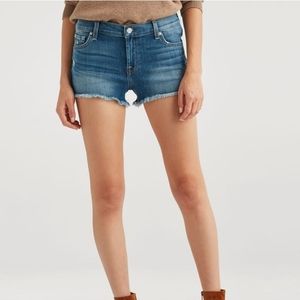 Blue Denim shorts 26 mid waisted